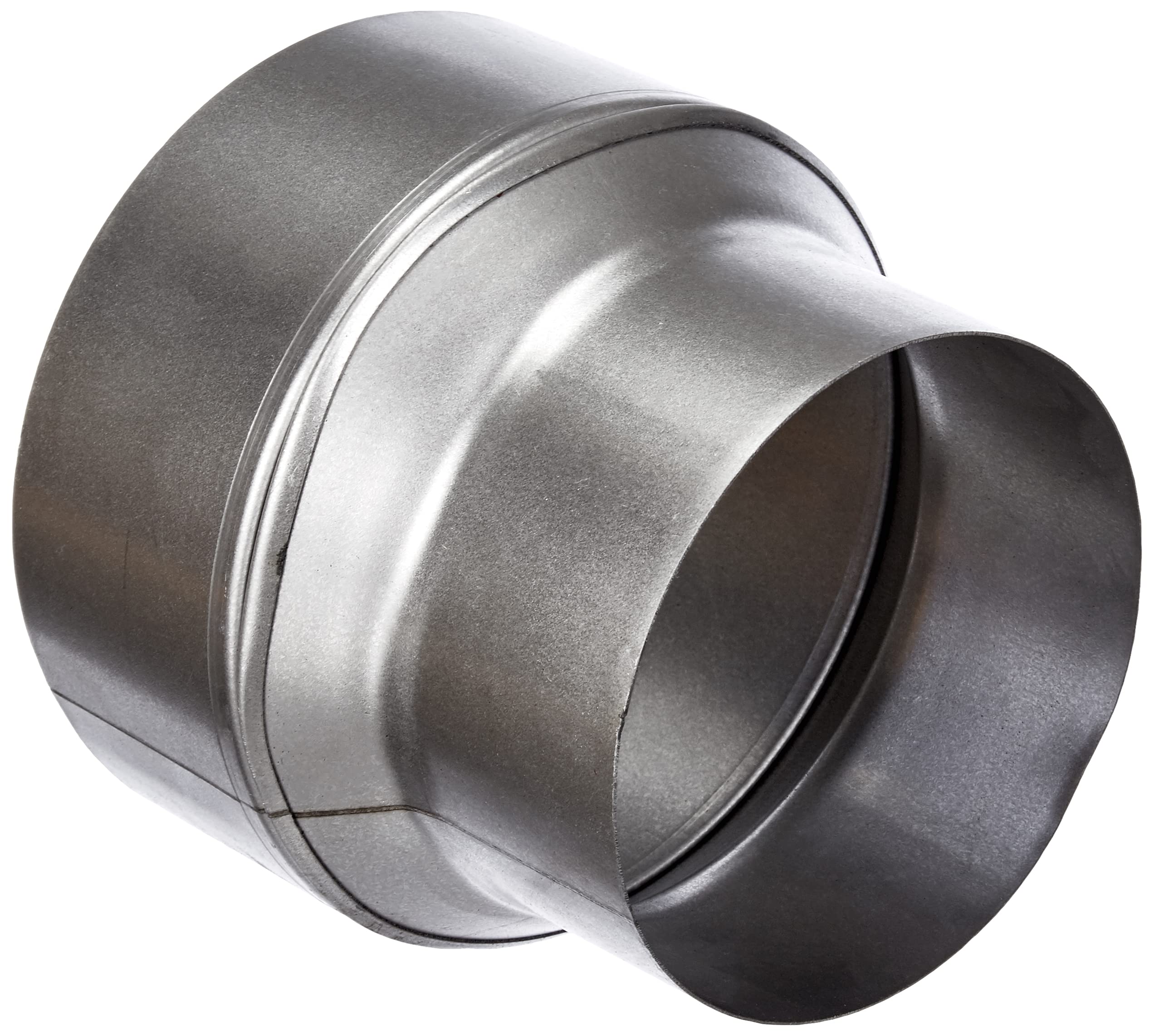 Kamino Flam Reducer Silver Rustproof Pipe Reducer Made of Hot-Aluminised Steel, Tested According to Standard EN 1856-2, for Connecting 150 mm into a 120 mm Pipe