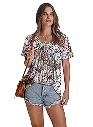 WEESO Womens Summer Tops 2025 Short Sleeve T Shirts