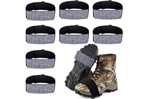 RunNico 8 Pcs Hunting Boot Scent Pad, Elastic Deer Attractant Scent Felt, Deer Urine Boot Pads for Outdoor Efficient Hunting 