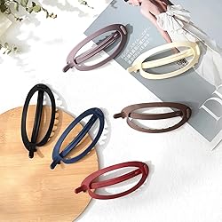 French Concord Hair Clips Claw - 6Pcs Side Slid