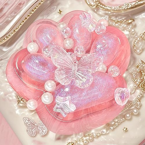 Squishy Cat Paw Squeeze Toys, Cute Cat Paw Squishy Toys for Stress Relief, Soft Jelly Kitty Squeeze Fidget Toys, Sensory Fidget Decompression for Adults