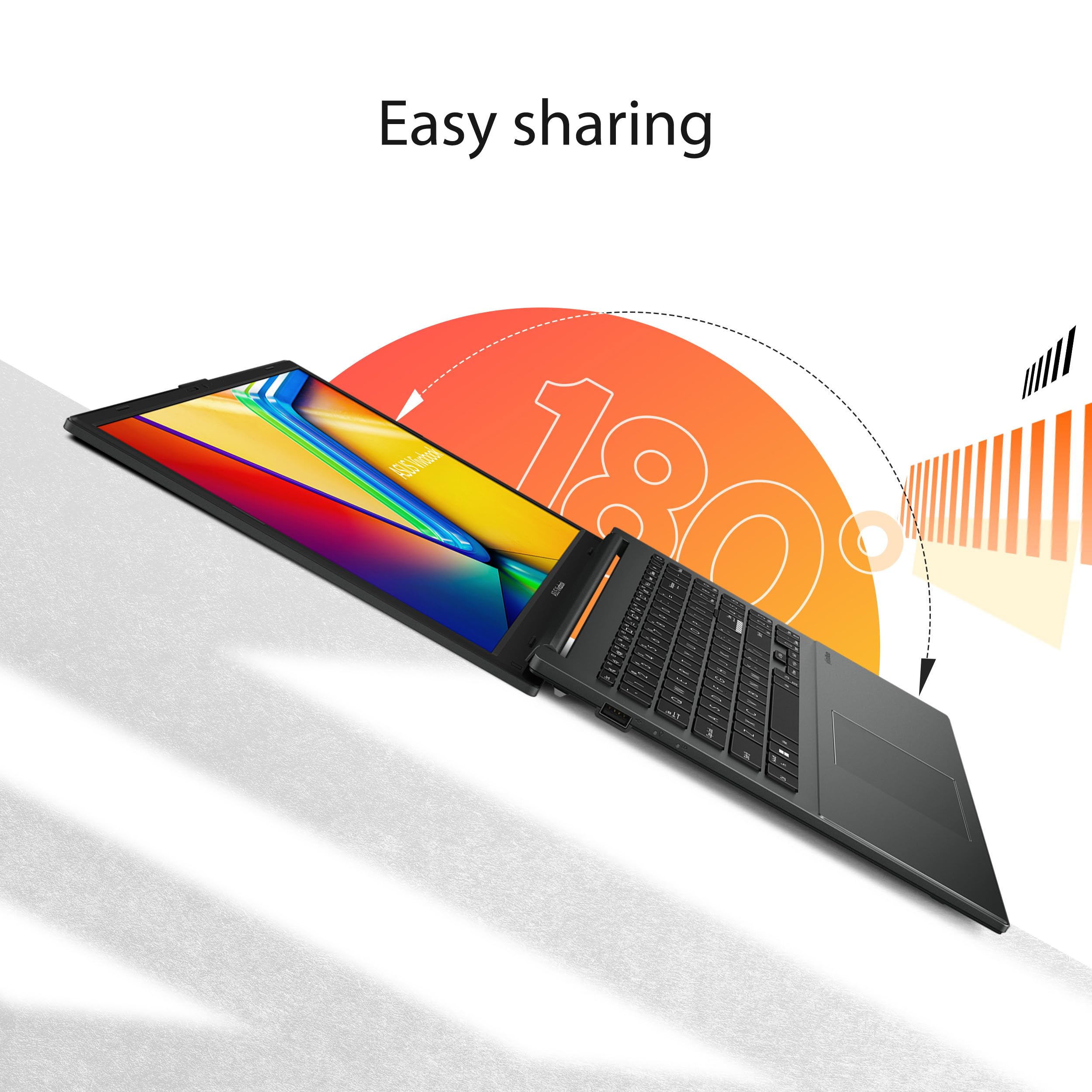 ASUS Vivobook Go 15.6” FHD Slim Laptop, AMD Ryzen 3 7320U Quad Core Processor, 8GB DDR5 RAM, 256GB SSD, Windows 11 Home, Fast Charging, Webcam Shield, Military Grade Durability, Black, E1504FA-AB34