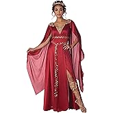 Womens Red Roman Goddess Costume