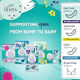 Lil-Lets Maternity Pads Extra Long Maxi Thick with Wings 30 Pack view 10