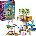 LEGO Friends Cat Birthday Party & Tree House Building Toy - Pretend Play Building Blocks W/Cat Toys & 2 Minidolls - Creative 