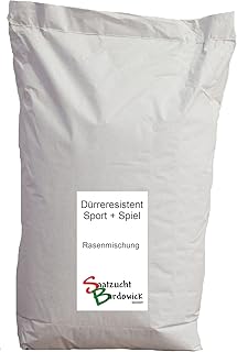 Rasen Dürreresistente Rasenmischung Sport + Spielrasen – strapazierfähig - Gebrauchsrasen - 5kg für ca. 150 m²
