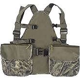 Hunting Vest Tactical Vest for Men and Women, Adjustable Hunting Backpack with Multi Pockets for Outdoor Activities