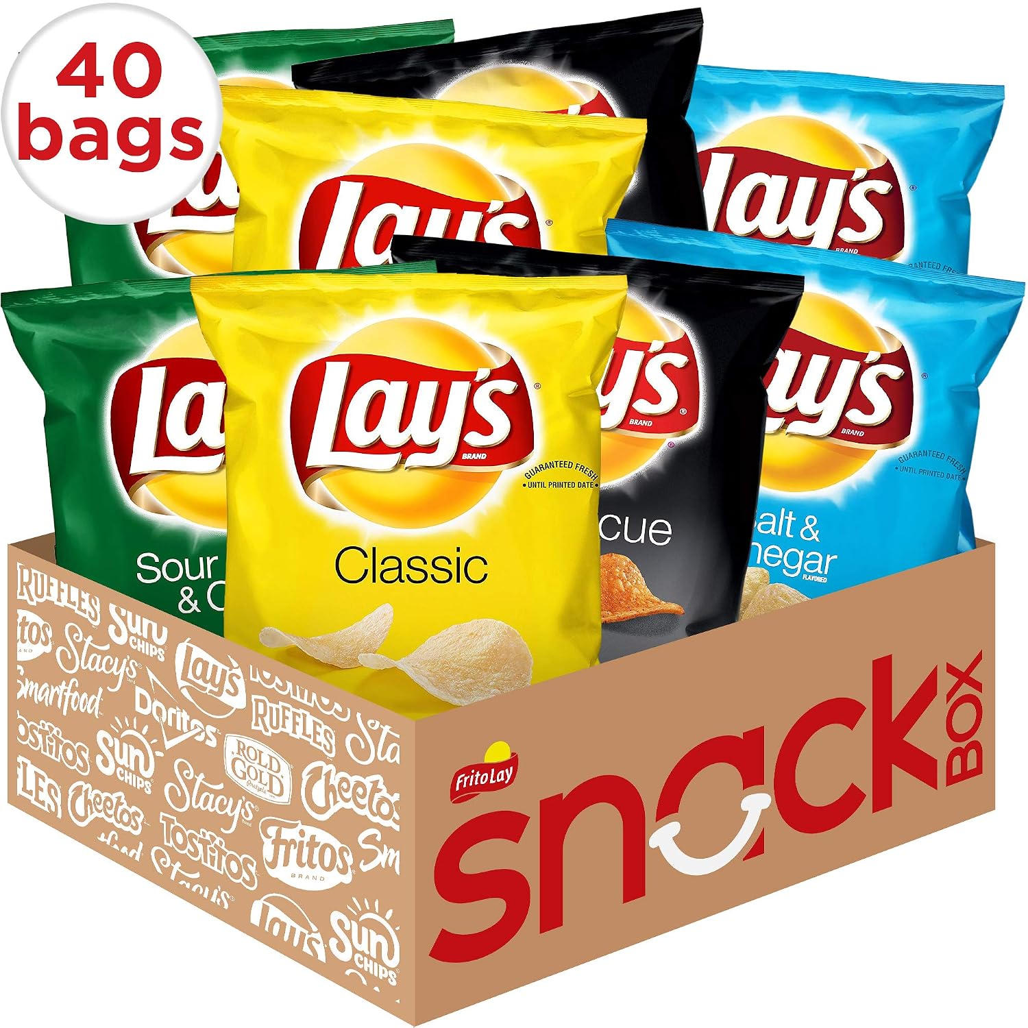 Lay's Potato Chip Variety Pack, 40 Count 1