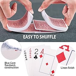 LotFancy Playing Cards, Large Print, 12 Decks of