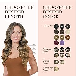 GOO GOO Clip in Hair Extensions Real Human