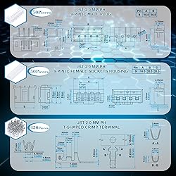 CQRobot JST PH 2.0 mm Pitch 9-Pin Electronic