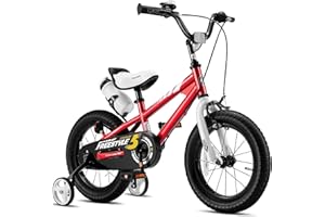 RoyalBaby Kids Bike EZ Balance to Pedal Dual Handbrake Toddlers Boys Girls Bicycle 12-20 Inch for Age 3-10 Years