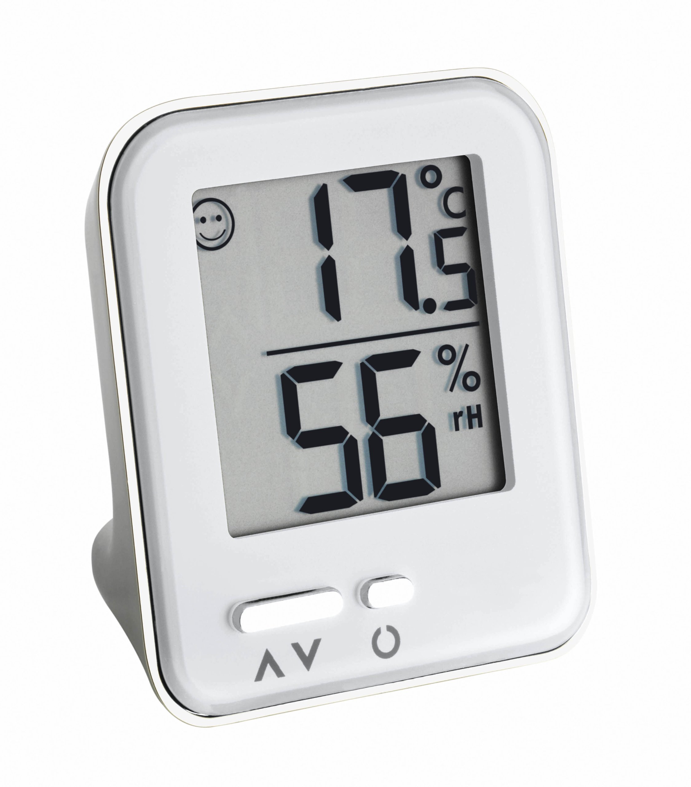 TFA 30.5029 Metal Moxx Digital Thermo-Hygrometer - White