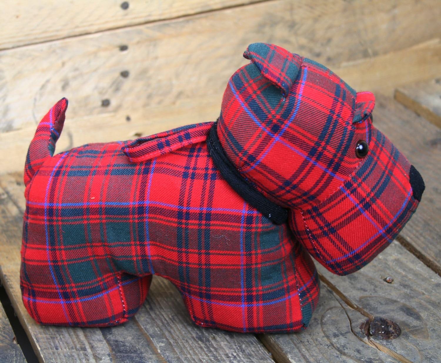 Tartan Dog Doorstop Red Dog Door Stop Amazon.co.uk Kitchen & Home