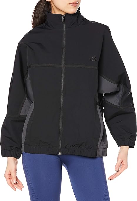 Amazon アディダス ジャージトップ ワーディング ウーブン ジャケット レディース フィットネス トレーニング ジャケット 通販