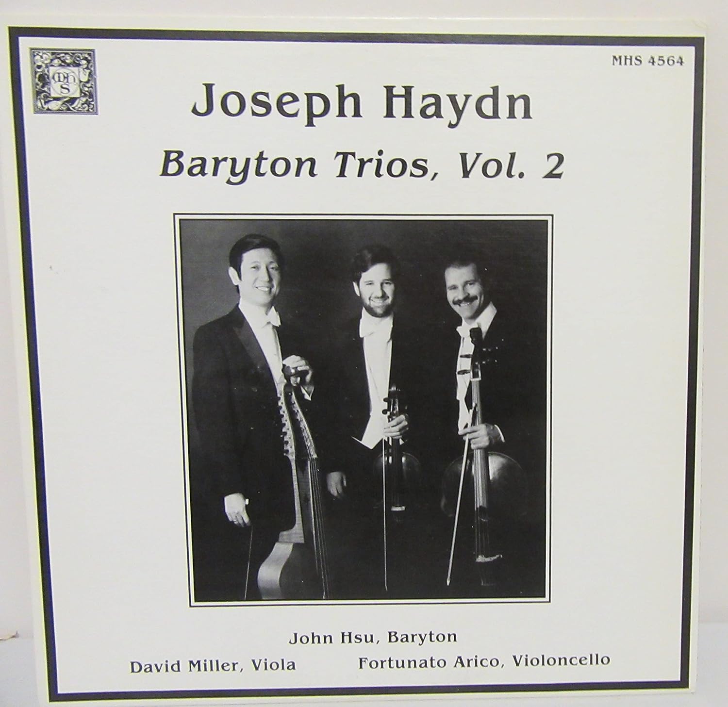  Joseph Haydn Baryton Trios, Vol. 2 Vinyl Record Music