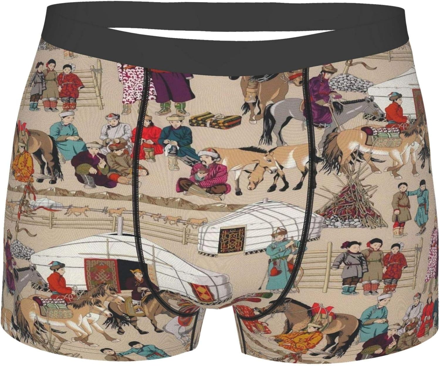 Chinoiserie Chinese element ancient Mens Boxer Briefs Soft Underwear