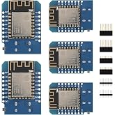 YEJMKJ 5pcs D1 Mini NodeMcu ESP8266 Module ESP-12F Development Board | Development Board Base on ESP8266 ESP-12F Type-C USB ESP-12F WLAN WiFi Internet Compatible with Arduino WeMos D1 Mini