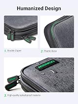 UGREEN Travel Cable Organizer Large Capacity Tech Pouch for Gadgets view 5