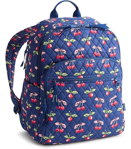 Cotton Essential Backpack for Women by Vera Bradley : Electronics