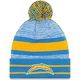New Era Unisex-Adult NFL Official Sport Knit Classic Cuffed Knit Pom Beanie Hat