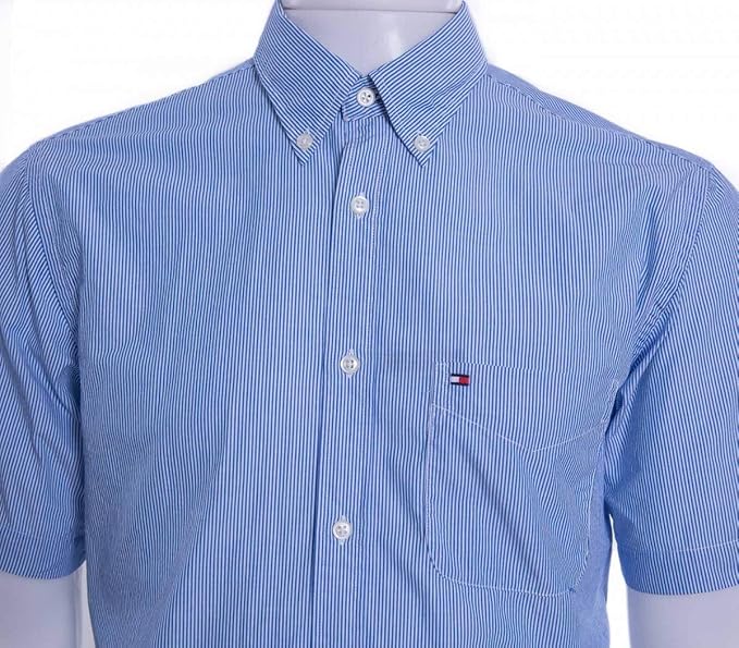 Camisa social manga curta tommy hilfiger Clearance