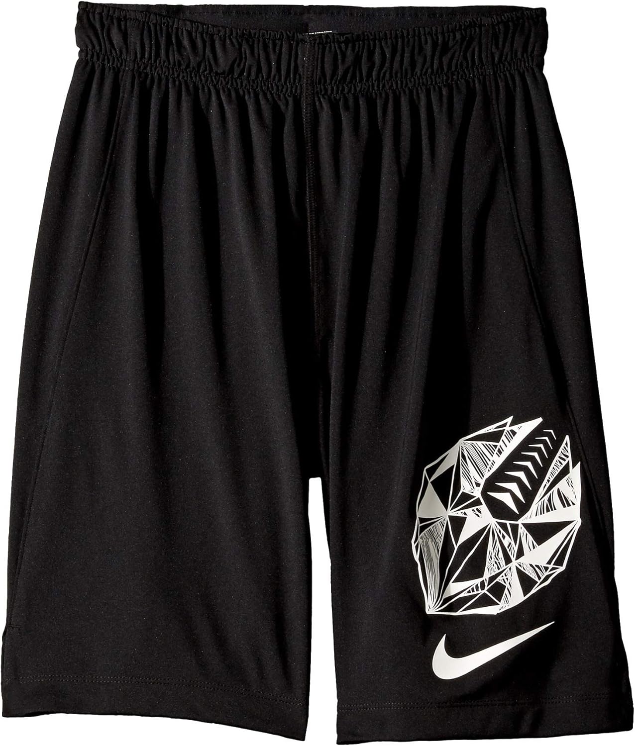 Boys black football shorts Clearance