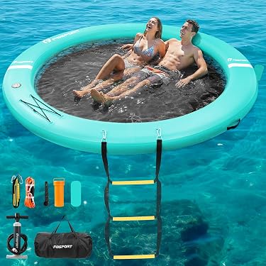 Set Piscine Love – Anneau De Natation Et Lunettes De Soleil Coeur – Gonflable PVC Et Résine – Accessoires Fête D'Été – Unique