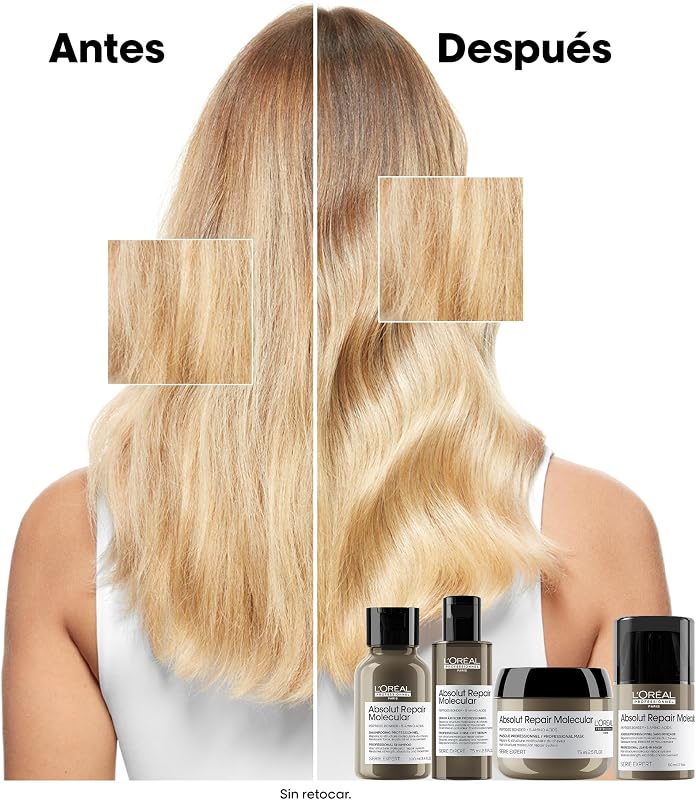 L'Oréal Professionnel Absolut Molecular Repair, Máscara Capilar de Viagem 75ml