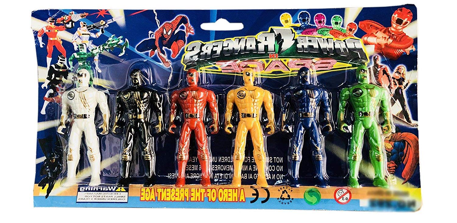 power rangers in space action figures