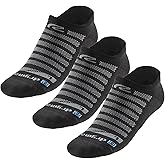 R-Gear Drymax No Show Running Socks For Men and Women, Light Cushion | Breathable, Moisture Control &amp; Anti Blister | 3 Pack