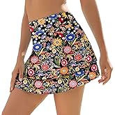 WOWENY Women's Swim Skirts Swimsuit High Waist Swimming Skorts with Shorts Bikini Bottoms with Pocket Bathing Suit Bottoms