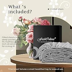 FreshCulture California King Fitted Sheet Only