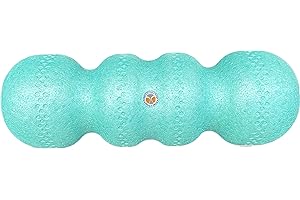 Rollga Standard - The Better Foam Roller for Flexibility, Muscle Recovery, Back & Neck Massage, & Exercise (Turquoise)