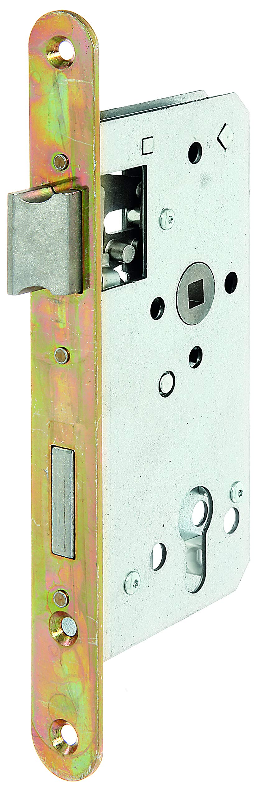 Gah-Alberts 215231 Mortise Lock for Framed Doors Galvanised Profile Cylinder Hole Without Locking Plate