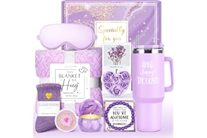 YENCHORN Gift Baskets for Women Birthday Gifts for Women Unique Get Well Gift for Woman Luxury Self Care Gifts for Woman Get Better Soon Care Package Set for Her Spa Kit Box for Mom, Girlfriend, Best Friends