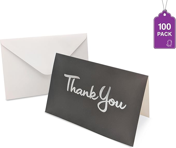 Thank You Cards Bulk Pack With Envelopes, Greeting Cards