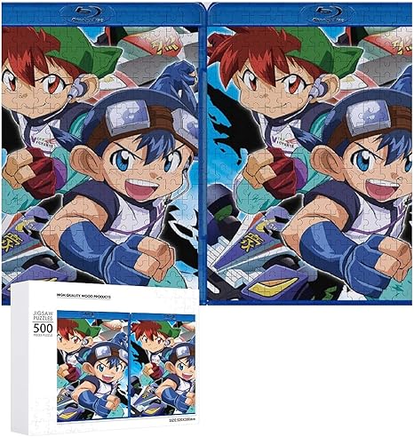 Amazon Co Jp 爆走兄弟let S Go 高品質木製アニメジグソーパズル大人と子供たちへのプレゼント手作りジグソーパズル チャレンジファミリーゲーム 500 Pcs ホーム キッチン