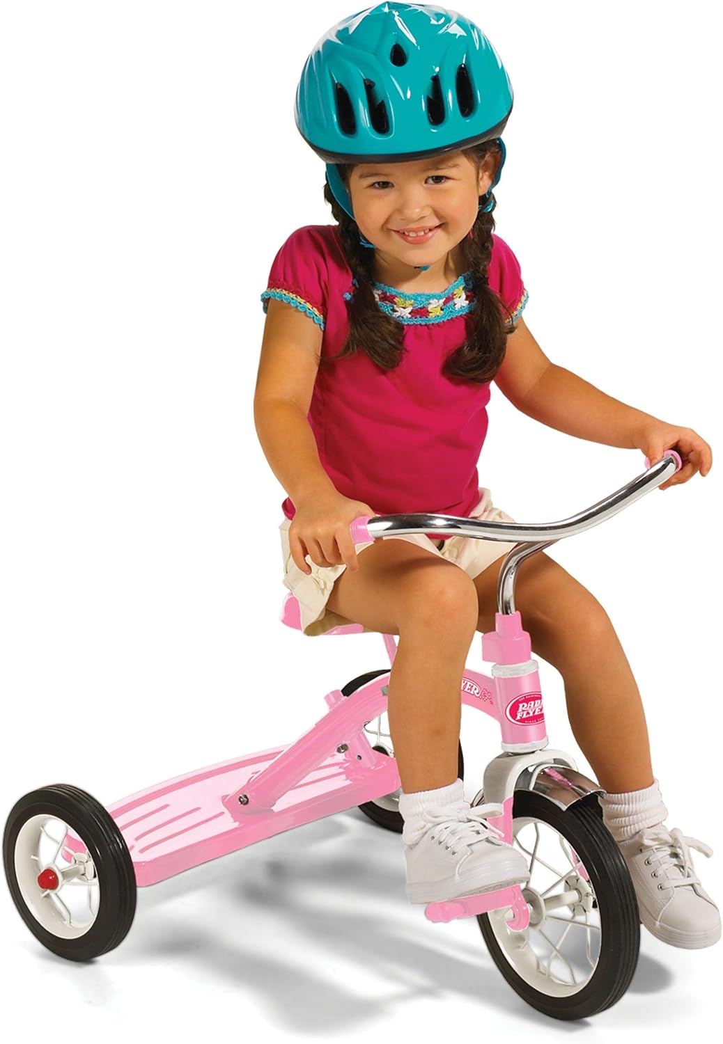 girl tricycle push handle