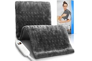 Renpho Warm Warp Pad with 10 Temp Setting, Mothers Day Gifts for Women Men Mom, Machine Washable, 2h Auto Shut Off 12"x24" (G