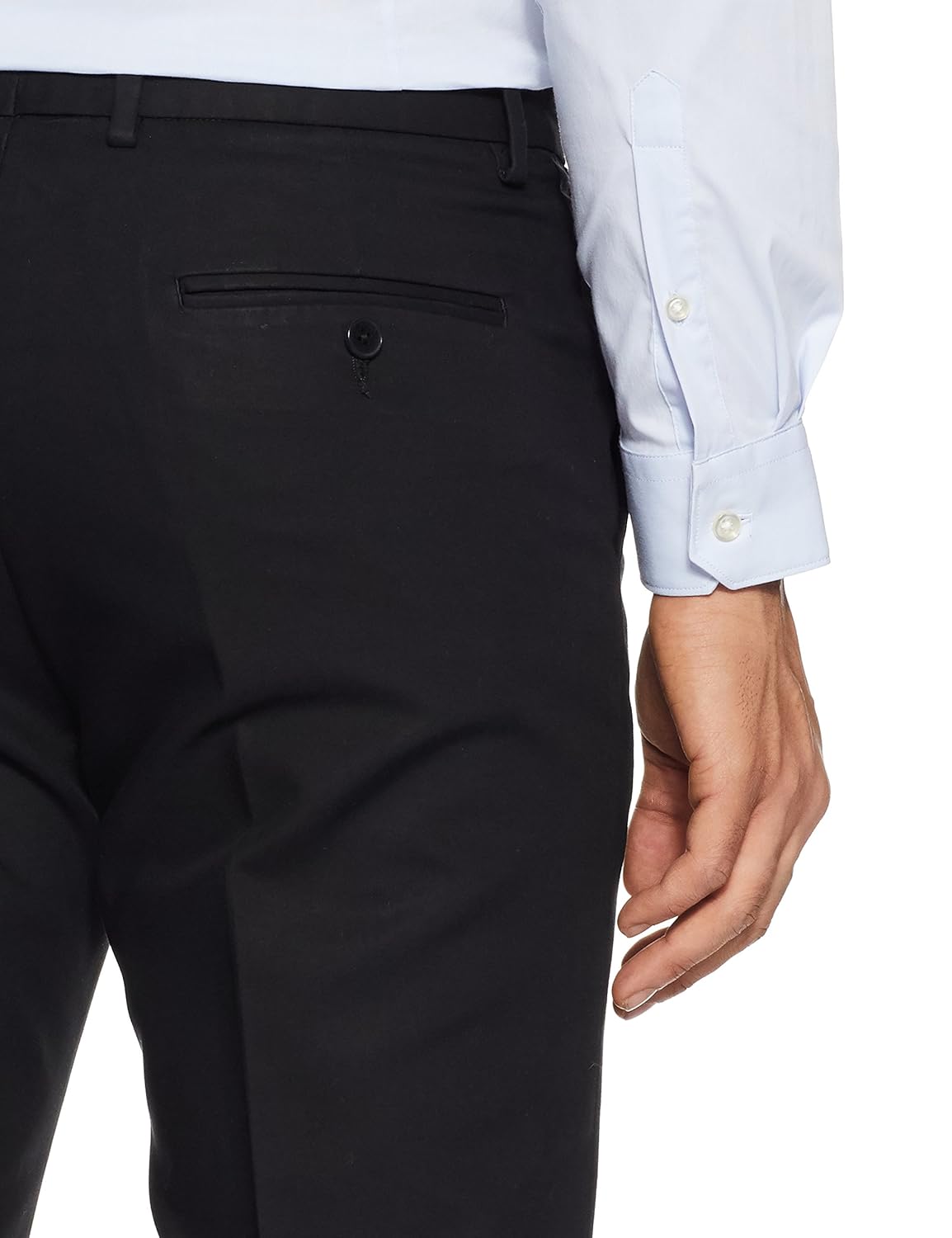 arrow men's pleat-front formal trousers