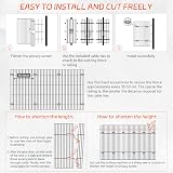 INMOZATA PVC Garden Screening 1.5m High Privacy Fence Grey 5m view 7