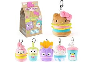 GUND Sanrio Hello Kitty and Friends Fast Food Surprise Plush Toy, Mystery Unboxing Stuffed Animal for Ages 1 and Up, Multicol