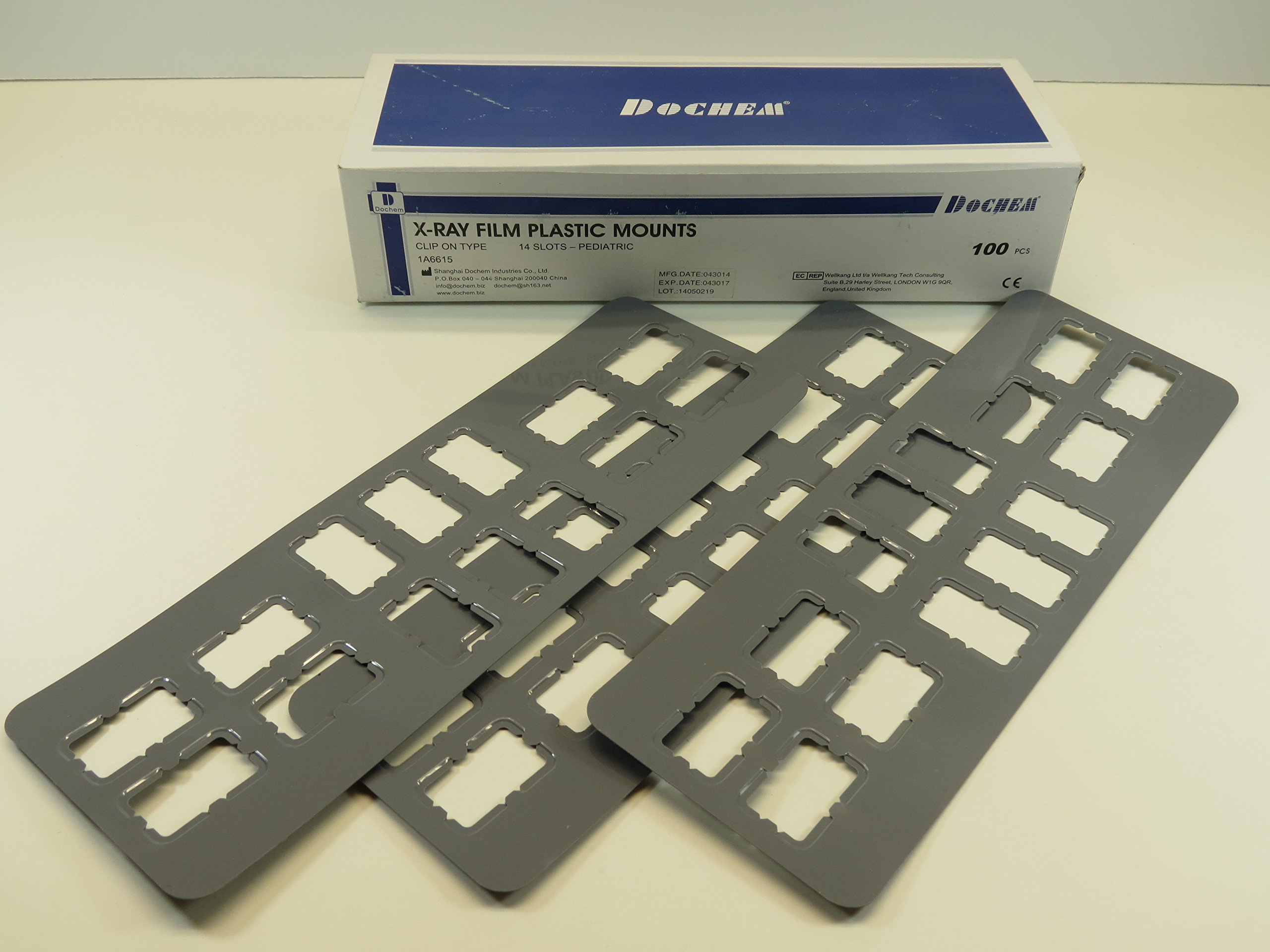 Dental X Ray Film Plastic Mounts Pediatric X 14 Slots Box /100 Pcs