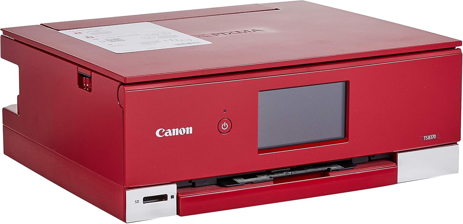 Canon TS8370 PIXMA Inkjet Printer Red Amazon.sg Office & School Supplies