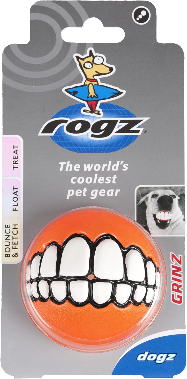 Rogz Grinz, Orange, Medium (2.5 in) - Image 3