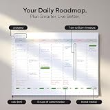 String & Space A4 Weekly Planner Pad 7am–8pm Time Slots 40 Sheets view 2