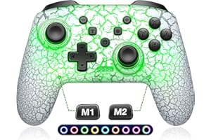 ELISWEEN Wireless Switch Controller for Nintendo Switch/Lite/OLED Controller, Switch Controller with a Mouse Touch Feeling on Back Buttons, Extra Switch Pro Controller with Wake-up,Programmable, Turbo Function