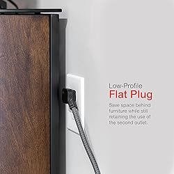 GE 3-Outlet Power Strip Surge Protector 15 Ft
