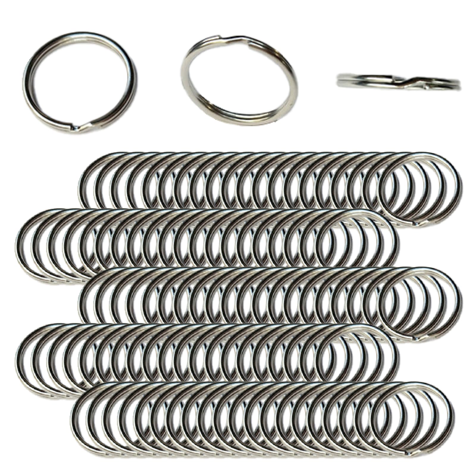 二重リング 【100個】 (外径12mm × 太さ1mm【100個】) の商品画像